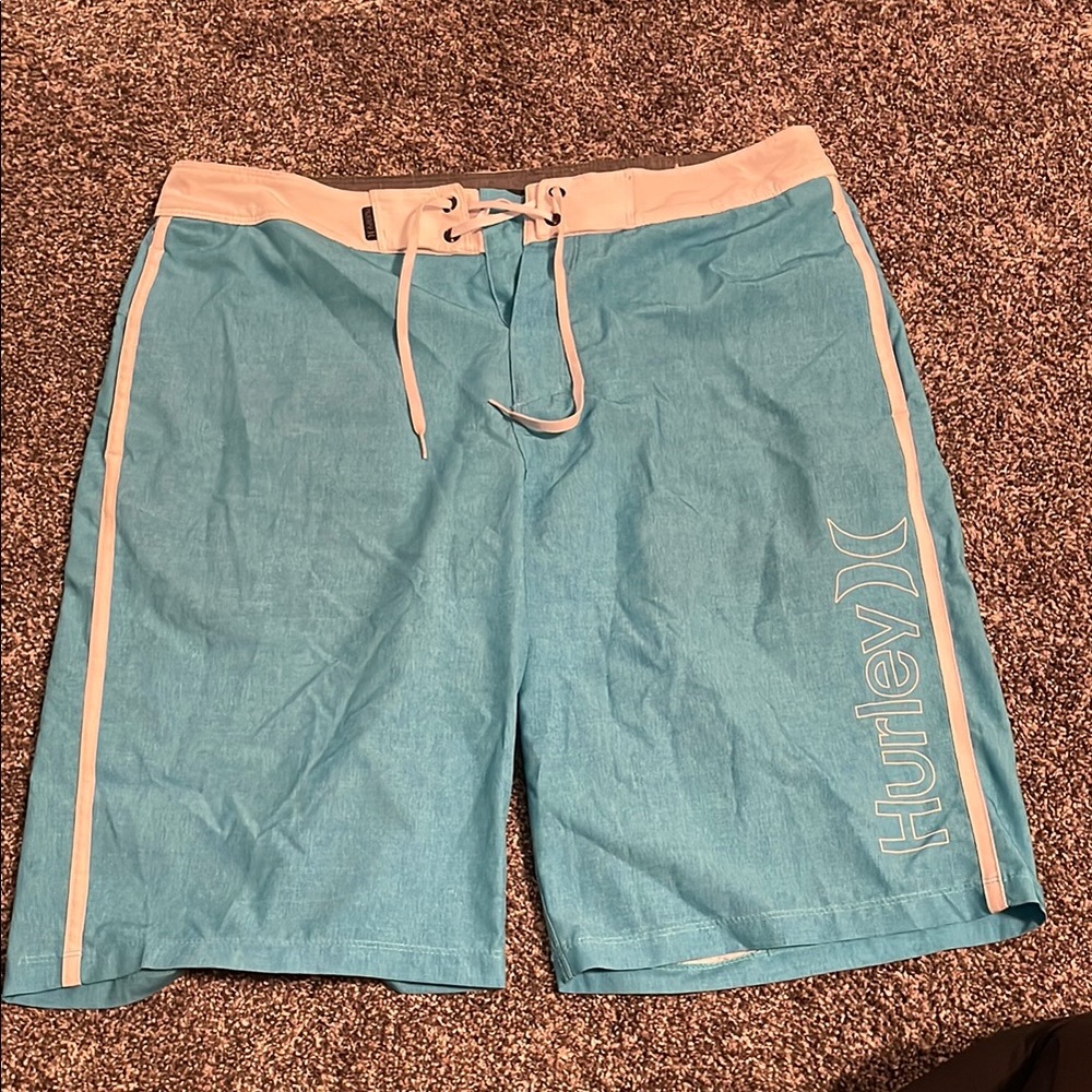 Hurley Men's Swim Shorts - Light Blue
